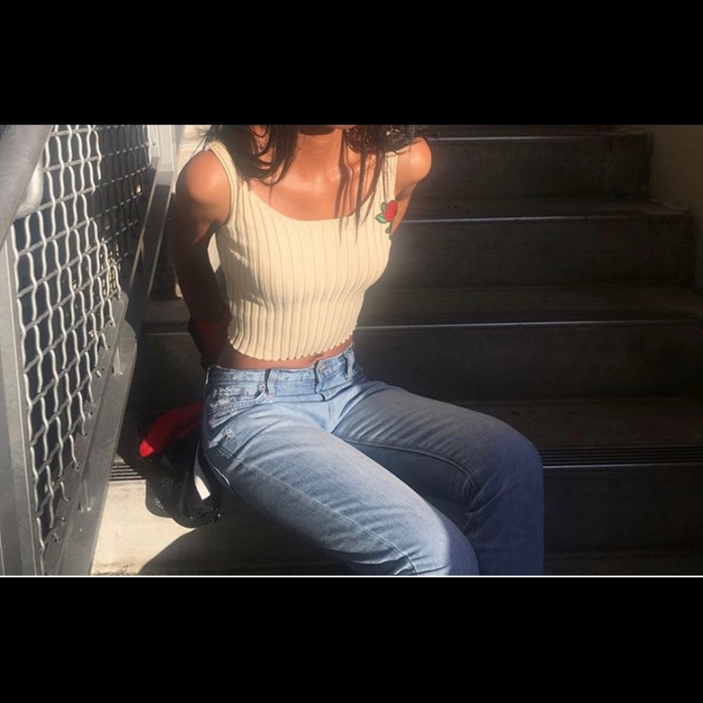 Rose Crop Top - Picture 3 of 3